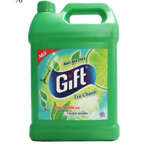 Nước rửa chén GIFT hương chanh/trà chanh 3.8kg