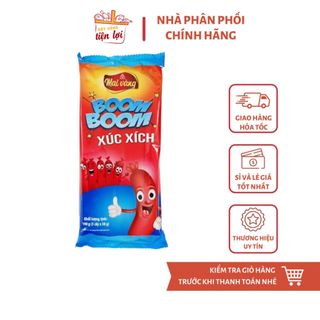  Thùng Xúc xích tiệt trùng VISSAN Boom Boom  20 bịch x 5 cây x 23G  