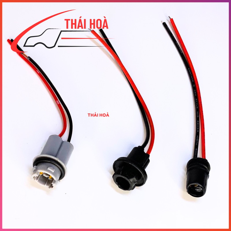 Đui Bóng Đèn, giắc T10, T15 Đèn Demi, Xi Nhan Ô Tô Xe Máy