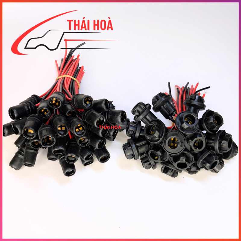 Đui Bóng Đèn, giắc T10, T15 Đèn Demi, Xi Nhan Ô Tô Xe Máy
