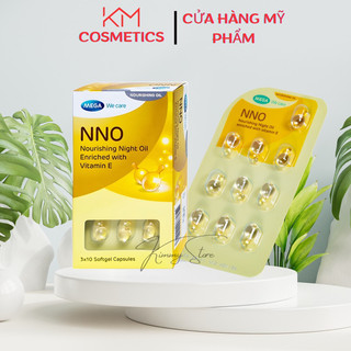 Combo vĩ 10 viên vitamin E NNO dầu dưỡng da