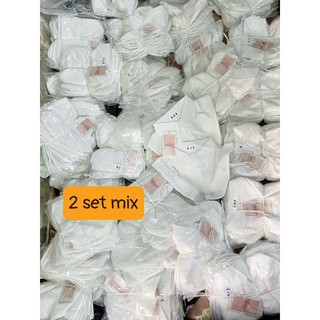 COMBO 2 CỔ ÁO GIẢ SƠ MI MÀU TRẮNG