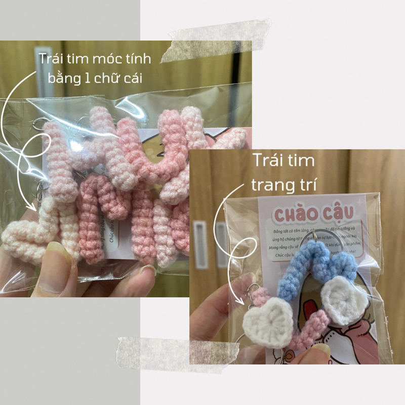 MÓC KHOÁ CHỮ CÁI LEN