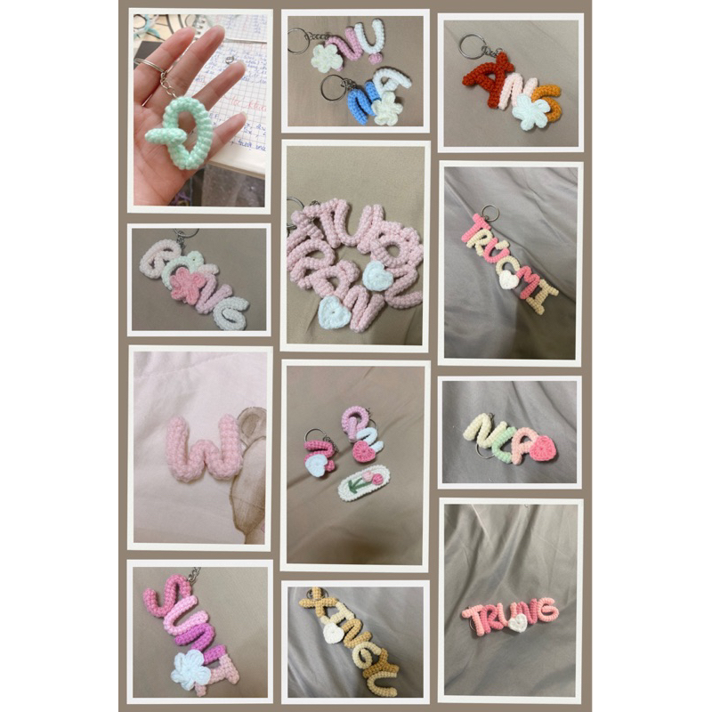 MÓC KHOÁ CHỮ CÁI LEN