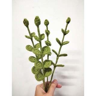 cành lá táo bằng len handmade