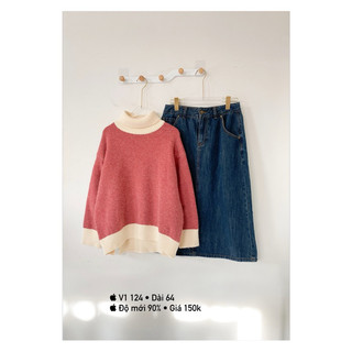 [2hand] Áo Len nữ freesize trẻ trung | Bigsize