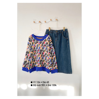 [2hand] Áo Len nữ freesize trẻ trung | Bigsize