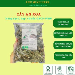 1kg cây an xoa khô chuẩn hoa tím sạch đẹp, loại 1 - phu minh herb store