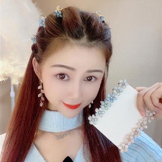 Sỉ 10 Kẹp Tóc Mini Đính Đá Pha Lê Cho Nữ