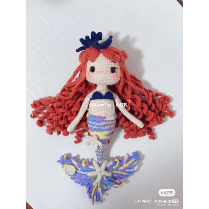 Búp bê nàng tiên cá handmade