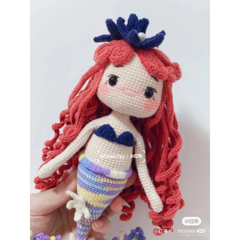 Búp bê nàng tiên cá handmade