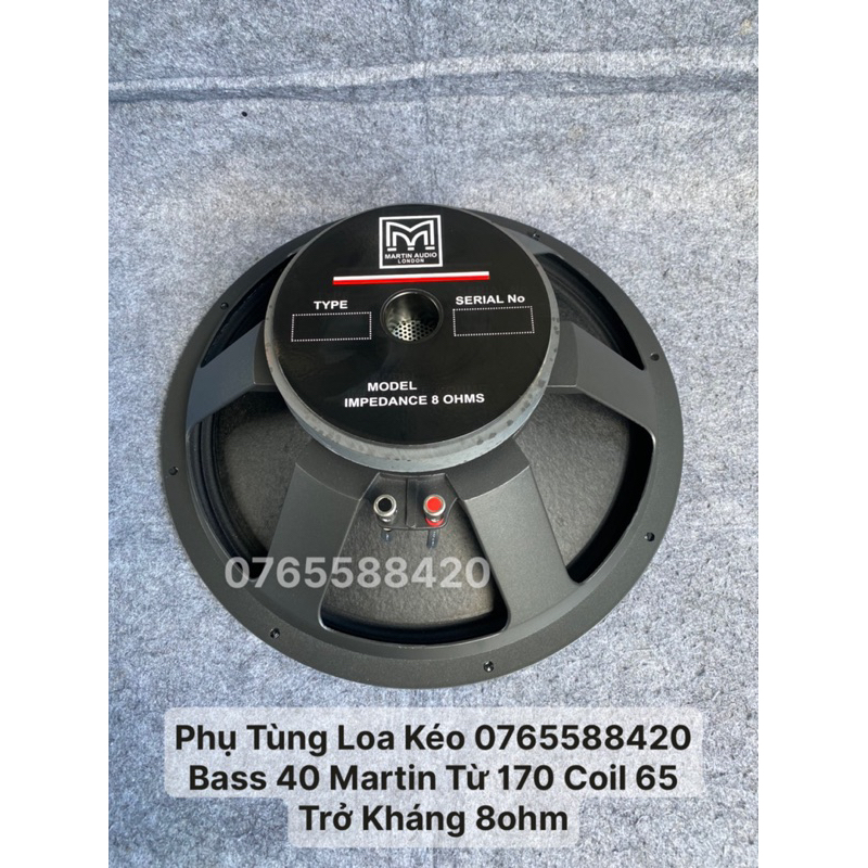 Bass 40cm 1 Cặp Từ 170 Coil 65 Nhập China Công Suất 250w