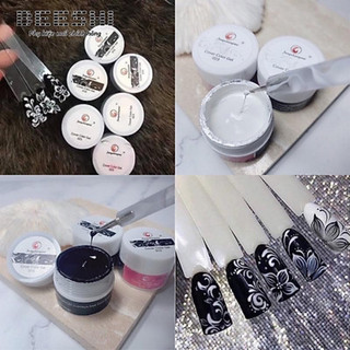 gel vẽ đặc đen-trắng
