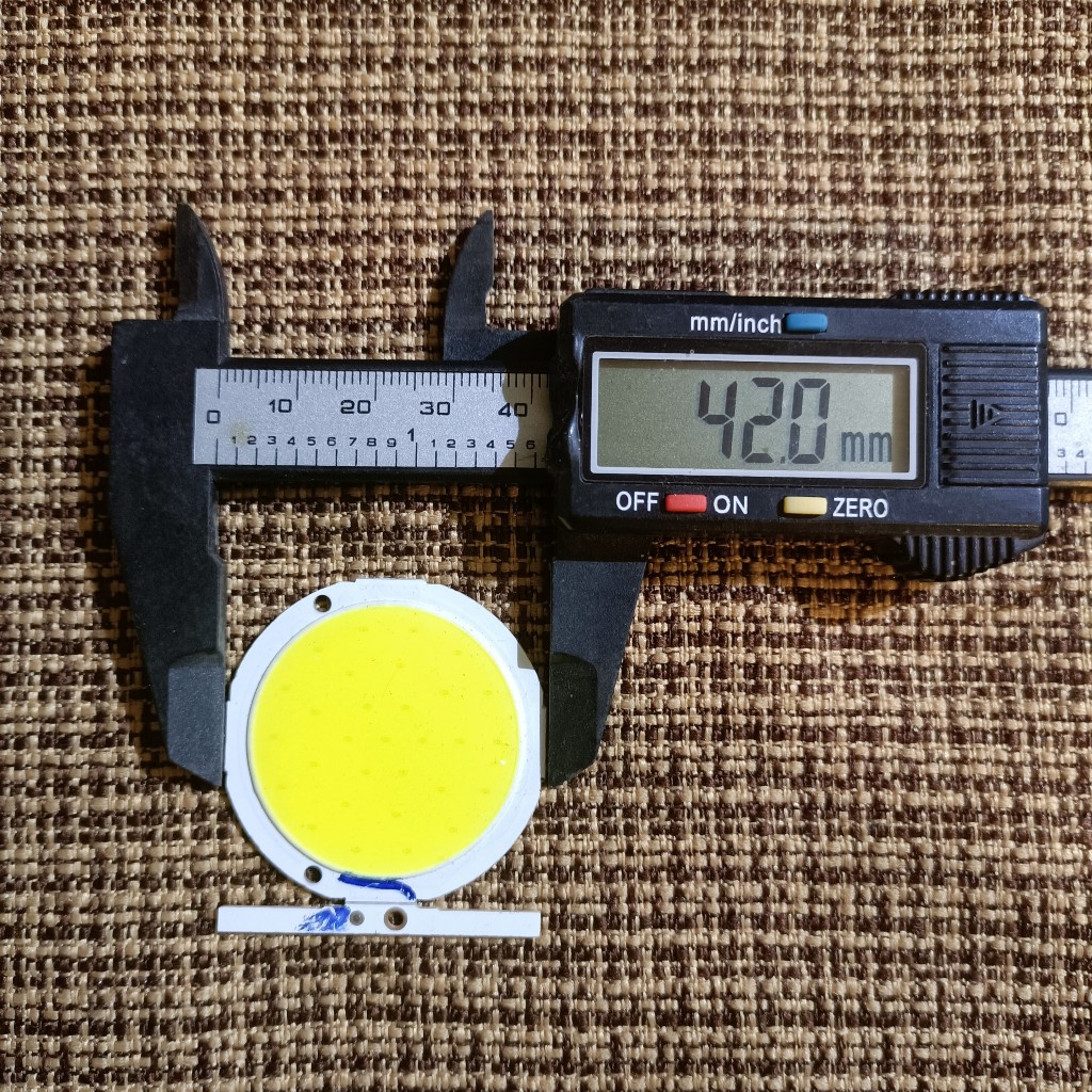 Led COB tròn 15W 3,2V DC sáng trắng