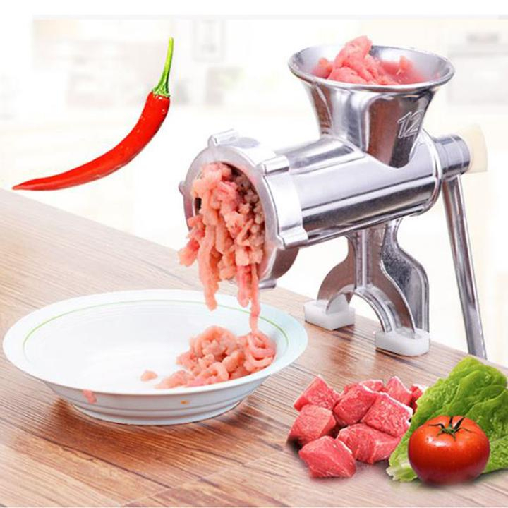 Máy Xay Quay Tay Xay Thịt - Cua-Cá, Đùn Xúc Xích, Xay Tất Cả Các Loại Thực Phẩm Tiện Dụng Cho Nhà Bếp [miễn ship]