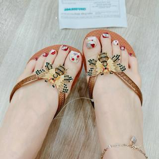 DÉP SLIM MIX ONG LỚN CÁC MÀU