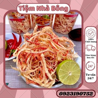 Mực xé sợi hấp nước cốt dừa hũ 250gr thơm ngon