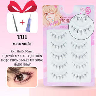 Mi Giả Gân Trong Tự Nhiên Eyes Bling Mềm Nhẹ 5 cặp Tái Sử Dụng Nhiều Lần