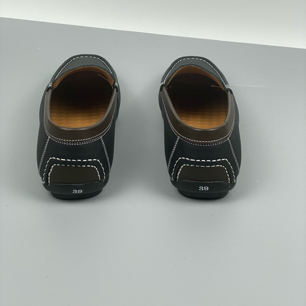 Giày lười nam HQC SHOES da bò đế khâu siêu bền bảo hành 12 tháng Gl023