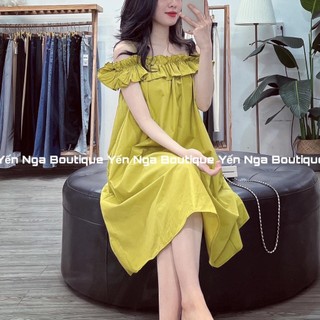 đầm kiểu  chất lụa chéo , phom chuẩn đẹp