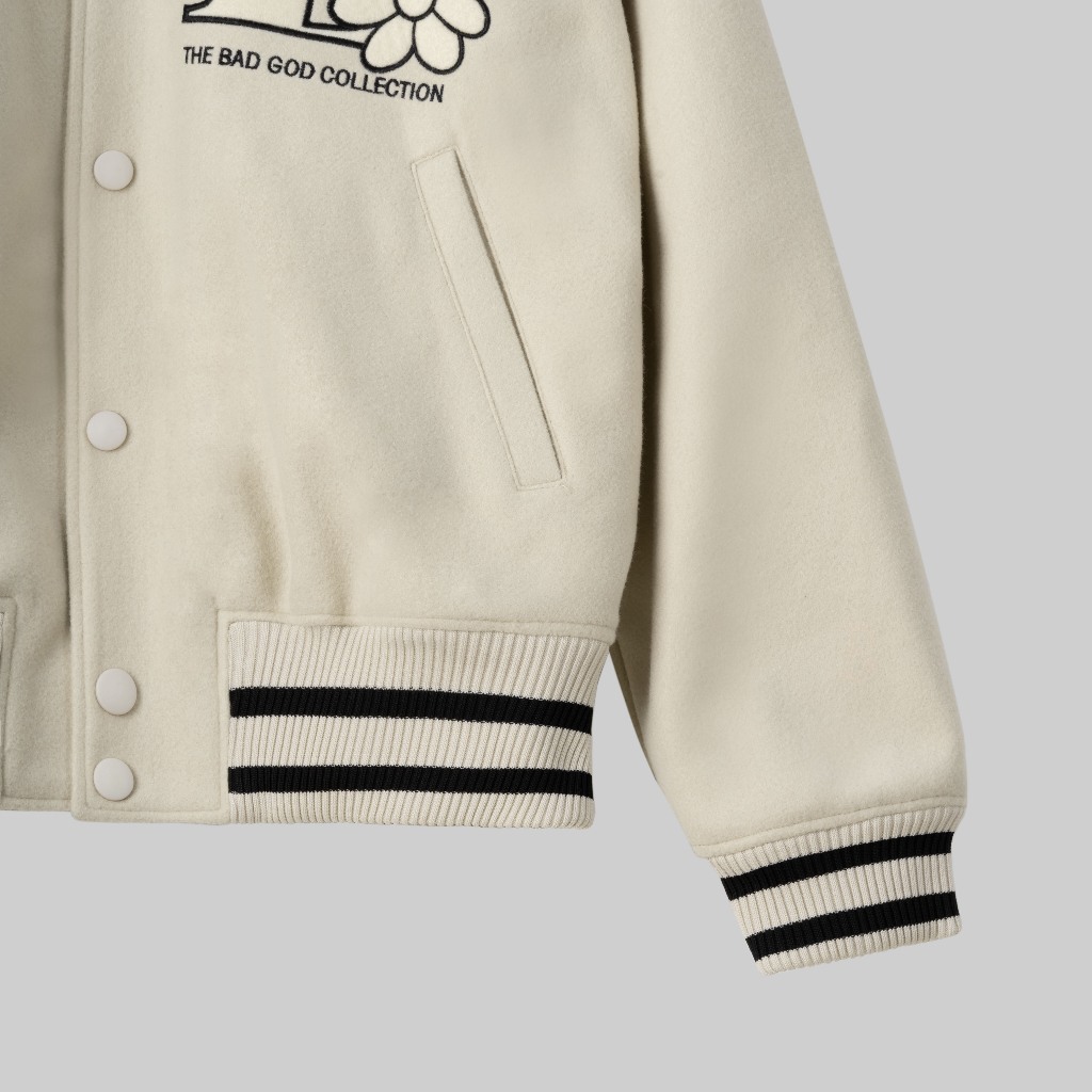 Áo Bomber Varsity Jacket The Bad God B Flow
