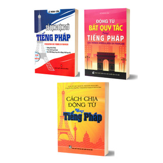 Sách - combo sử dụng động từ tiếng pháp + cách chia động từ trong tiếng pháp + động từ bất quy tắc trong tiếng pháp