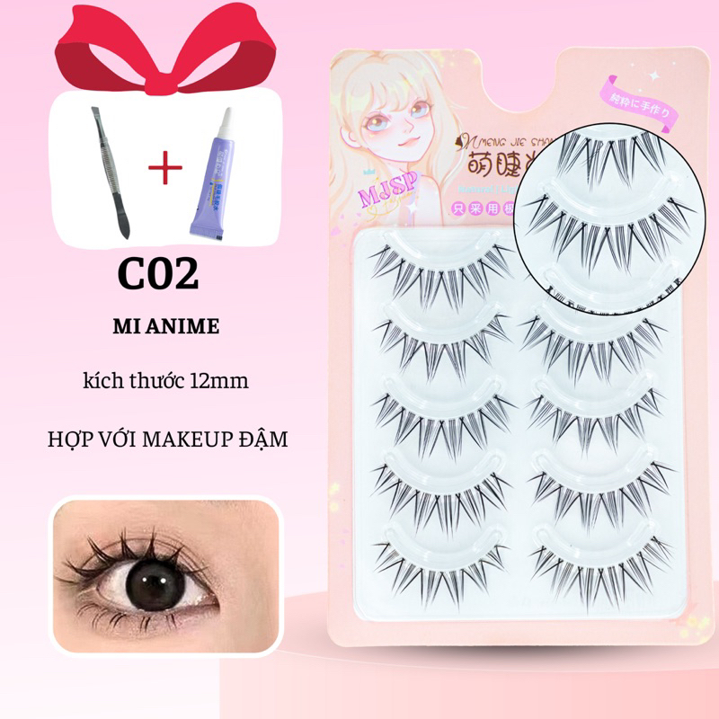Eyes Bling-Lông Mi Giả gân trong tự nhiên 5 cặp tái sử dụng được nhiều lần