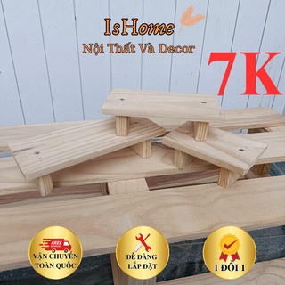 Kệ gỗ để bàn mini - Decor trang trí nữ trang - Kệ gỗ để bàn văn phòng, bàn làm việc