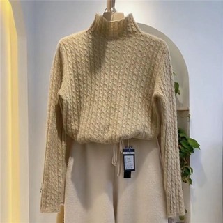 Áo len vặn thừng cổ 3 phân dày dặn ấm áp