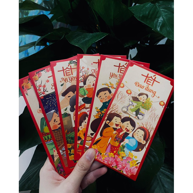 Bao lì xì tết 2023  lì xì tết, lì xì hoa lá 2023 tết Quý Mão đẹp giá rẻ được chọn mẫu