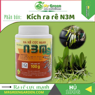 Phân bón lá kích rễ N3M lọ 100g, siêu ra rễ cho cây trồng lọ 100g