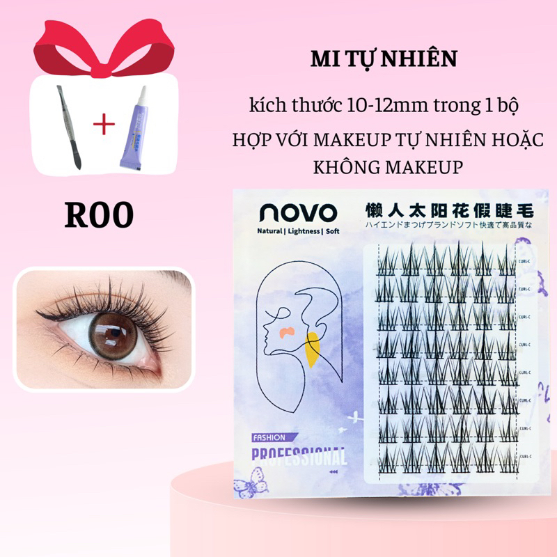 Mi chụm gân siêu nhỏ lên mắt rất tự nhiên không bị cộm dày