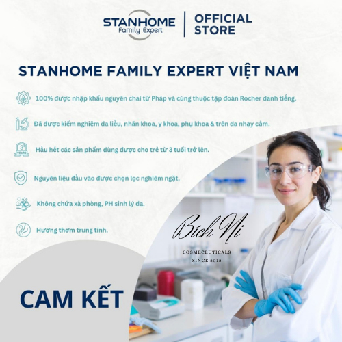 Kem dưỡng ẩm Stanhome Nutri Balm 200ml  giảm khô da do thời tiết, viêm da cơ địa.