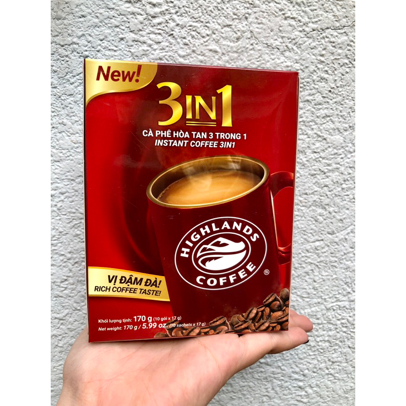 Cà Phê Sữa HIGHLANDS Hộp 10Gói