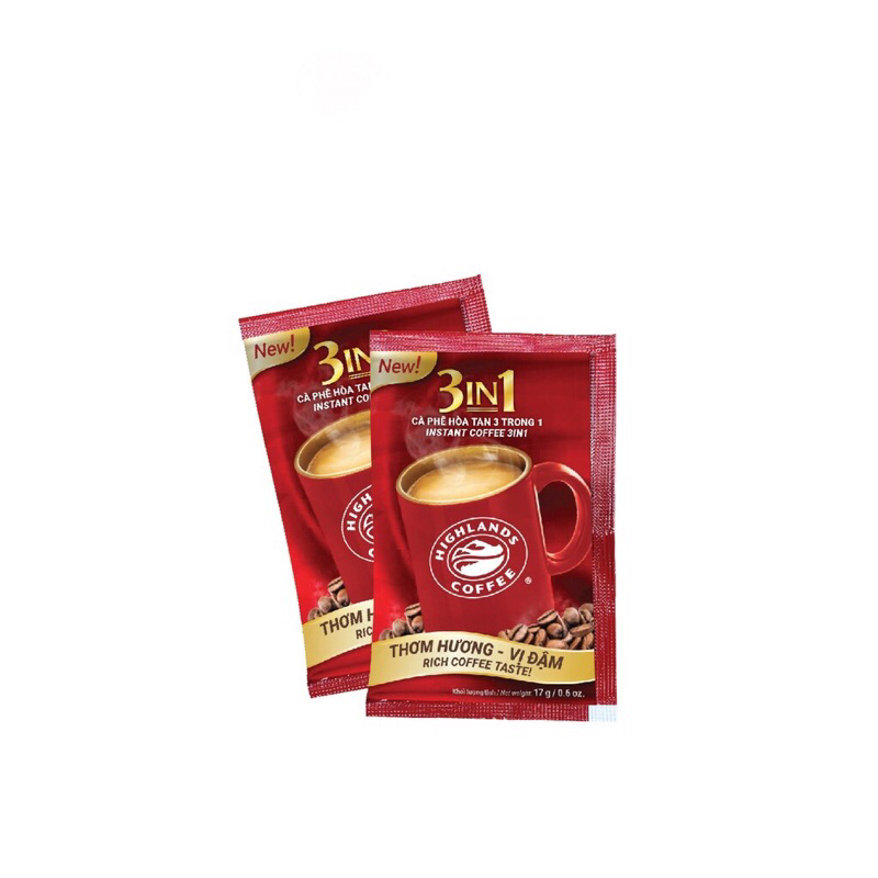 Cà Phê Sữa HIGHLANDS Hộp 10Gói