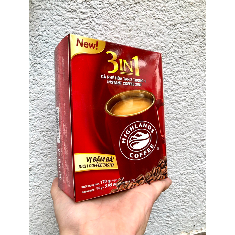 Cà Phê Sữa HIGHLANDS Hộp 10Gói