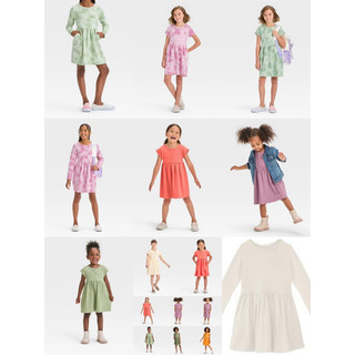Đầm bé gái xuất dư size 4/5- 14/16y