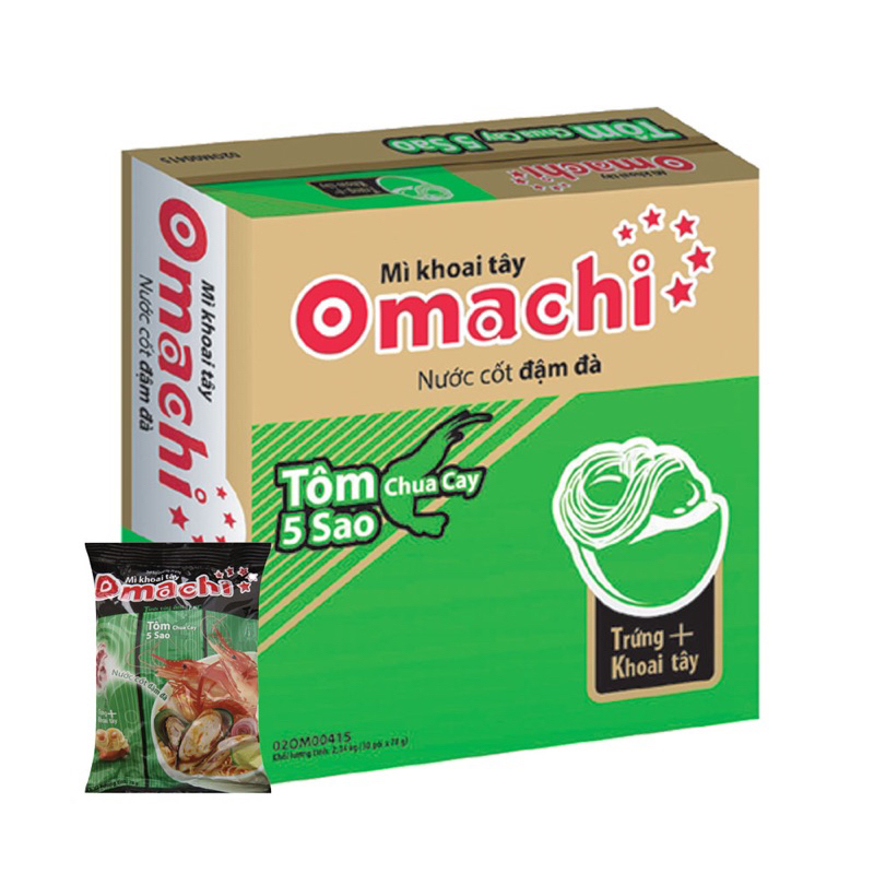 Mì tôm omachi chua cay 80g