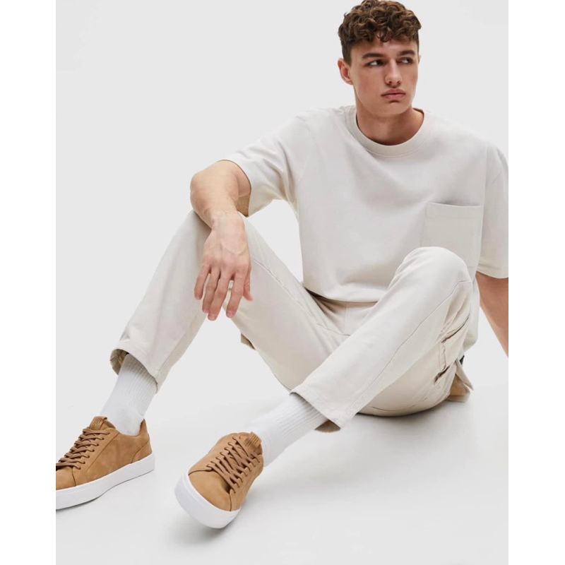 Giày Sneaker Thấp Cỗ “Plo Da Cao Cấp” | Kèm Bộ Quà