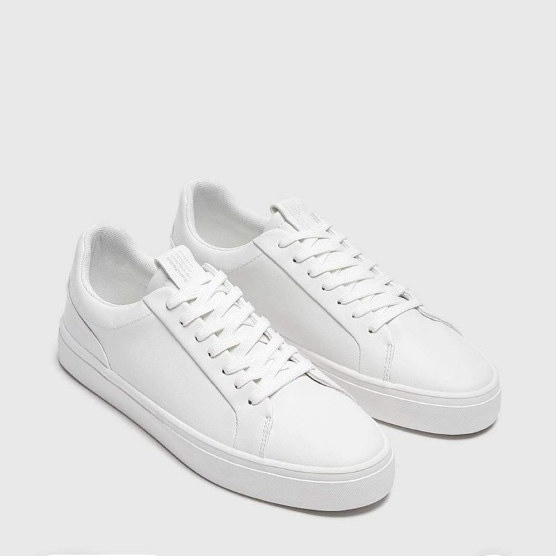 Giày Sneaker Thấp Cỗ “Plo Da Cao Cấp” | Kèm Bộ Quà