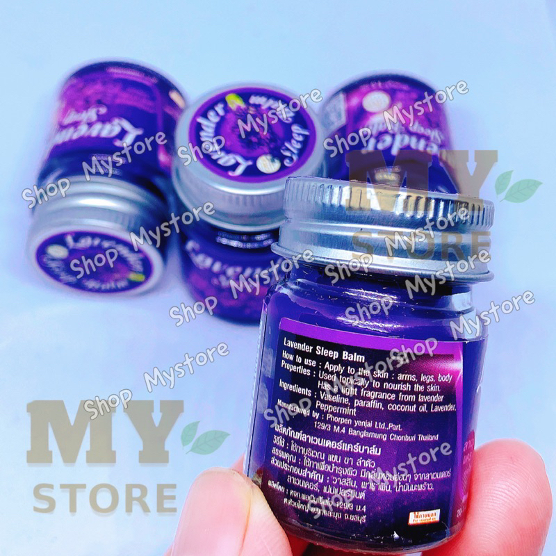 Dầu Cù Là Ngủ Ngon Lavender Sleep Balm Thái Lan 15g