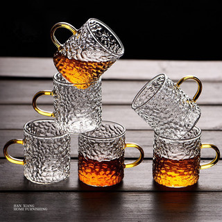 Set 6 chén quai thuỷ tinh sần 120ml