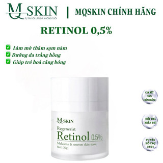 Kem Tái Tạo Và Trẻ Hóa Làn Da RETINOL 0,5 %, RETINOL 30gr - MQ Skin chính hãng