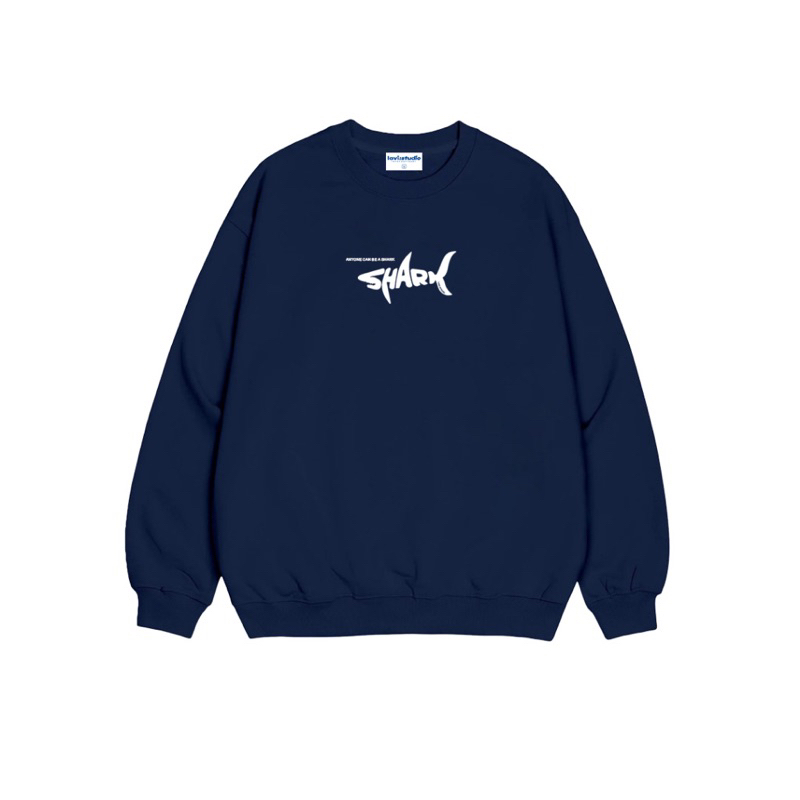 Áo Sweater Frozen Shark, Áo Nỉ Bông Cottong Lót Lông 100% Unisex Local Brand