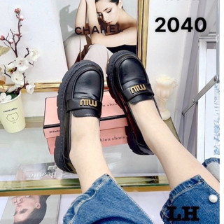   XẢ KHO sale các mã đốc lolita  Giày Nữ Lolita Mũi Tròn Da Mờ Đế Độn Cao 5p 18A Giày lolita nữ Đốc nữ nhiều mẫu 