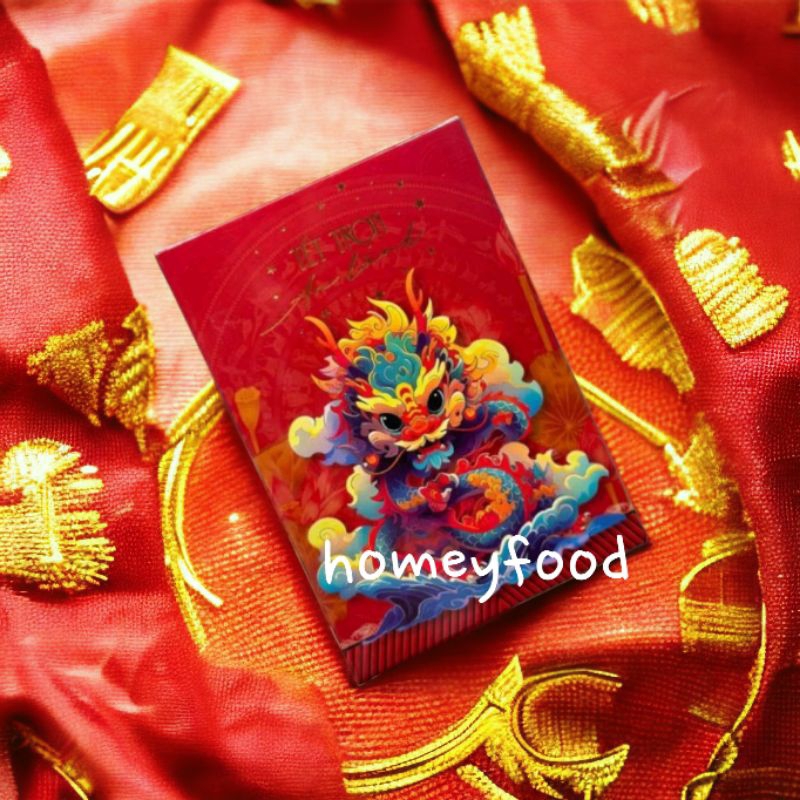 Vỏ kẹo rồng, hộp đựng bánh, trà, nho mẫu mới 2024 trang trí giỏ quà tết