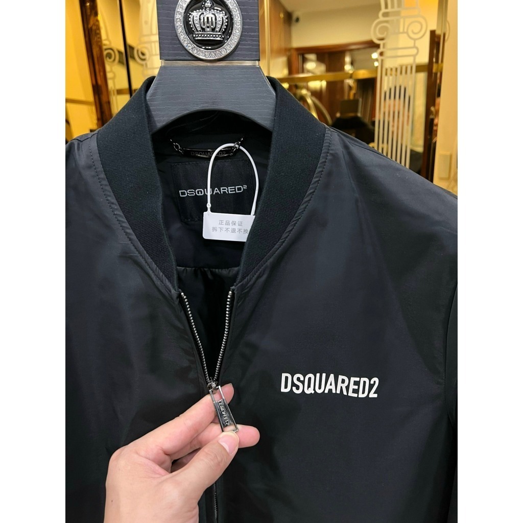 💓HOT💓Áo bomber DSQ2 in kín lưng siêu đẹp-Áo khoác bomber DSQUARED2 boy phố