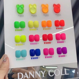 Sơn dạ quang danny coll 12 chai kèm bảng màu / Sơn neon dạ quang danny coll 12 màu