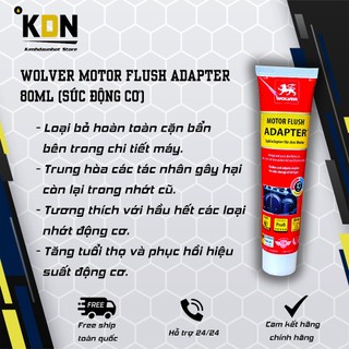 Dung dịch súc rửa động cơ Wolver Motor Flush Adapter 80ml