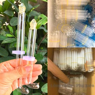 Cóng đựng nước cho chim cóng thủy tinh chào mào,khuyên tai trắng loại 1